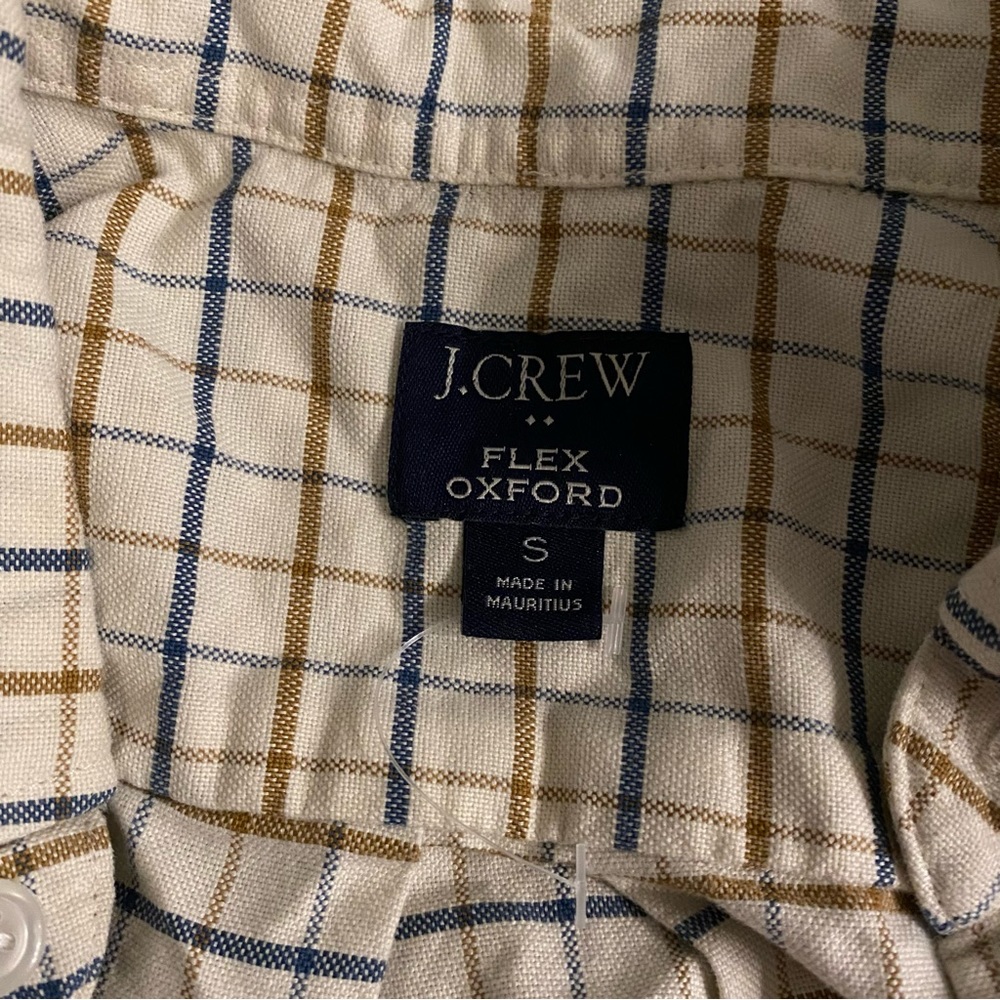 J crew patterned Oxford